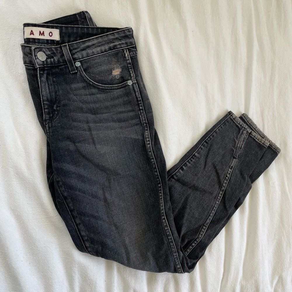 COPY - AMO gray skinny jeans